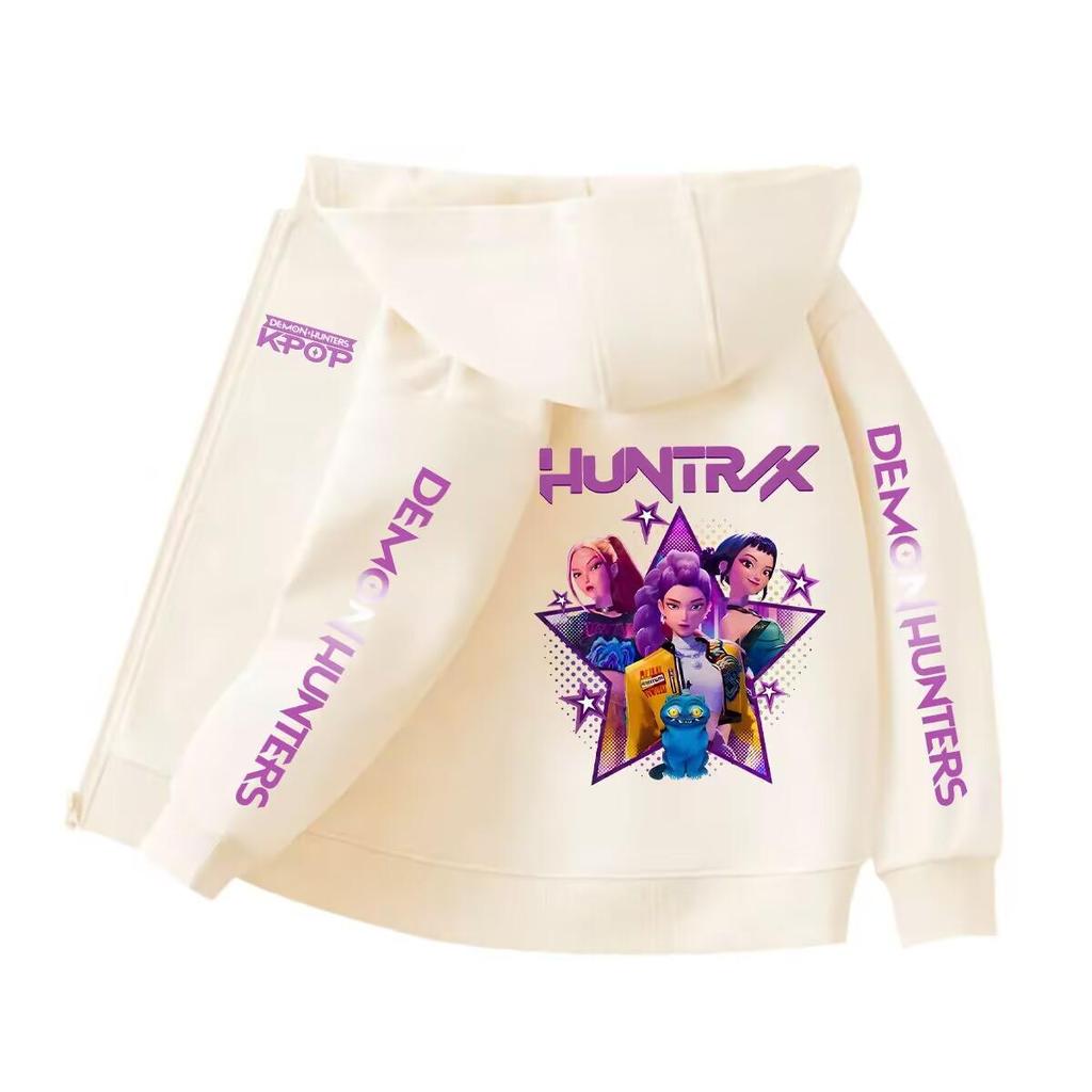 Children's Trendy Demon Hunter Hoodie – Loose Fit Sweatshirt