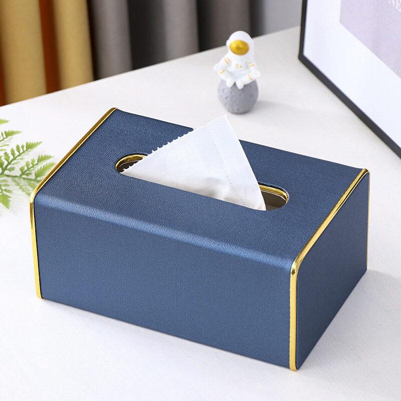 Premium Leather Tissue Box