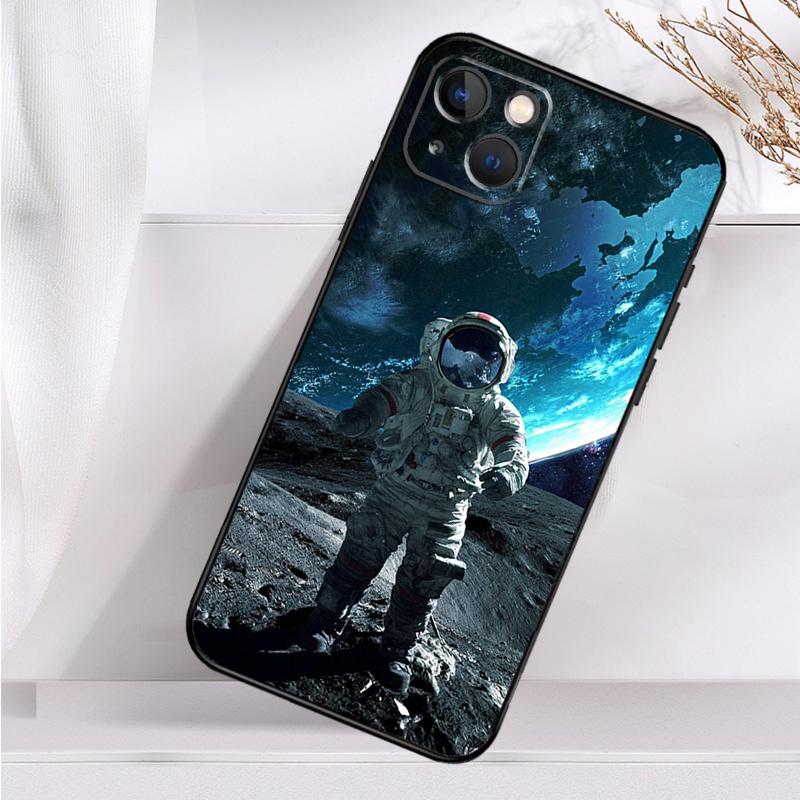 Astronaut Star Space Shockproof Case For iPhone 17 15 16 Pro Max 11 14 Plus 12 13 Mini 16e 17 Air Phone Cover
