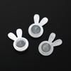 Acrylic Rabbits Ear Earring Support Nonslip Silicone Backs For Heavy Earrings Comfortable Allergy Proof Clear Design