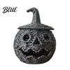 Handmade Woven Pumpkin Storage Handwoven Lantern Vintage Rustic Halloween Decor Hollow Smile Tiered Party Setting Accessories Face Jar with