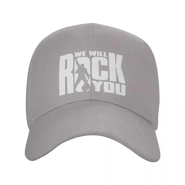 Mode Vi Ska Rocka Dig Basebollkeps Unisex Justerbar Queen Rockband Pappahatt Utomhus Snapback Kepsar Truckerkepsar