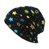 Five Pointed Star Knitted Cap Closed Chemotherapy Knitted Cap Loose Hanging Skull Cap Universal Headwear for Cancer Patients