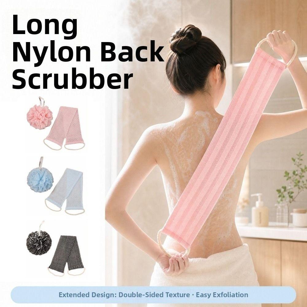 Dead Skin Remover Exfoliating Back Scrubber Household Body Wash Cloth Set Back Cleaning