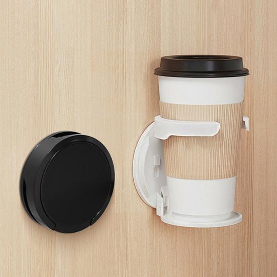 Wall Mounted Cup Holder Space Saving Organizer Foldable Design Portable Bottle Storage Rack Dormitory Cup Organizer