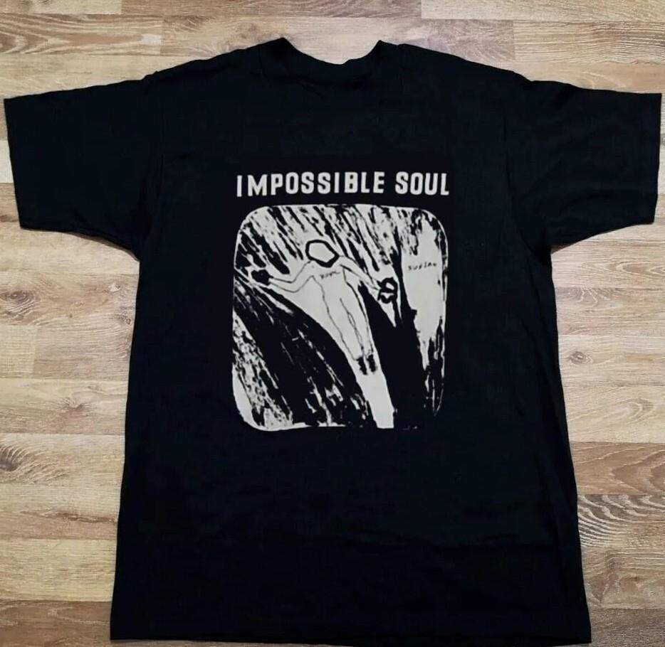 Винтаж Sufjan Stevens Impossible Soul Хлопок Черный Все Размеры Унисекс Рубашка BL305 XL