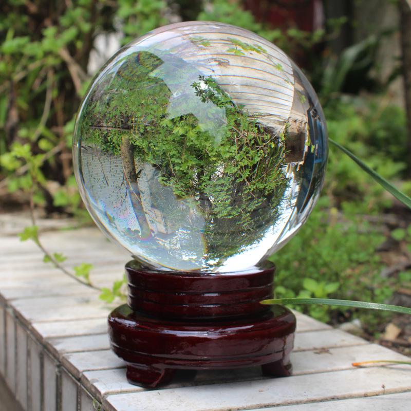 Creative Multi-Colored Crystal Ball Ornament for Living Room Desk Decoration