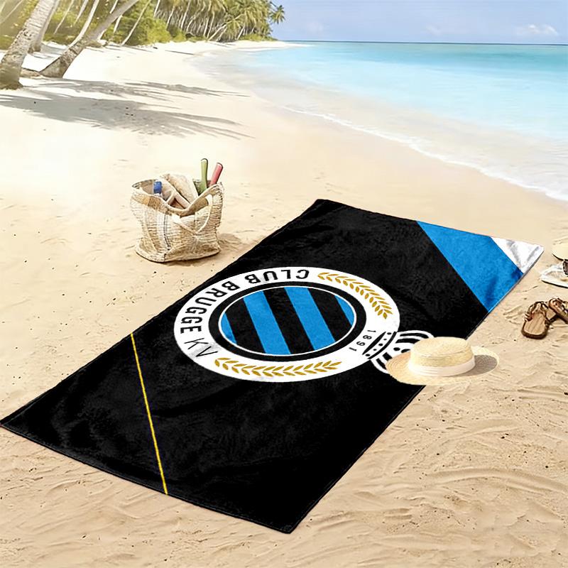 Club Brugge KV Print Beach Towel, Large Soft Quick Dry Towel for Beach Camping Swimming