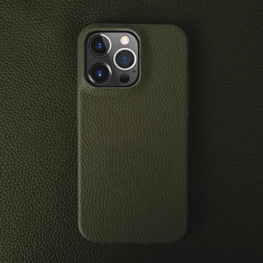 For Iphone 13 Pro Case Luxury Genuine Leather Cover Back Etui Coque Shockproof for Funda Iphone14 XR XSMax 15 7 8Plus 12 Carcasa