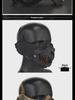 Fang Skull Mask with Ear Protection for Halloween and Outdoor Cycling