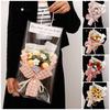 Knitted Crochet Flowers Bouquet Mother'S Day Gifts Artificial Graduation Bouquet With Gifts Bag Party Wedding Decor