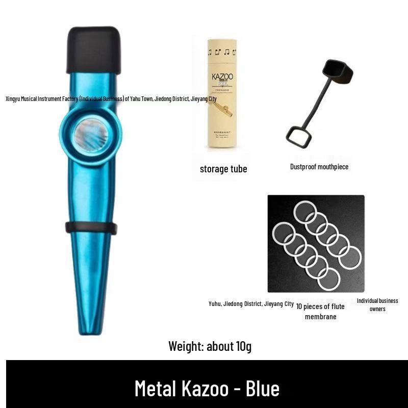 Metal Kazoo Musical Instrument for Early Childhood Education and Adults