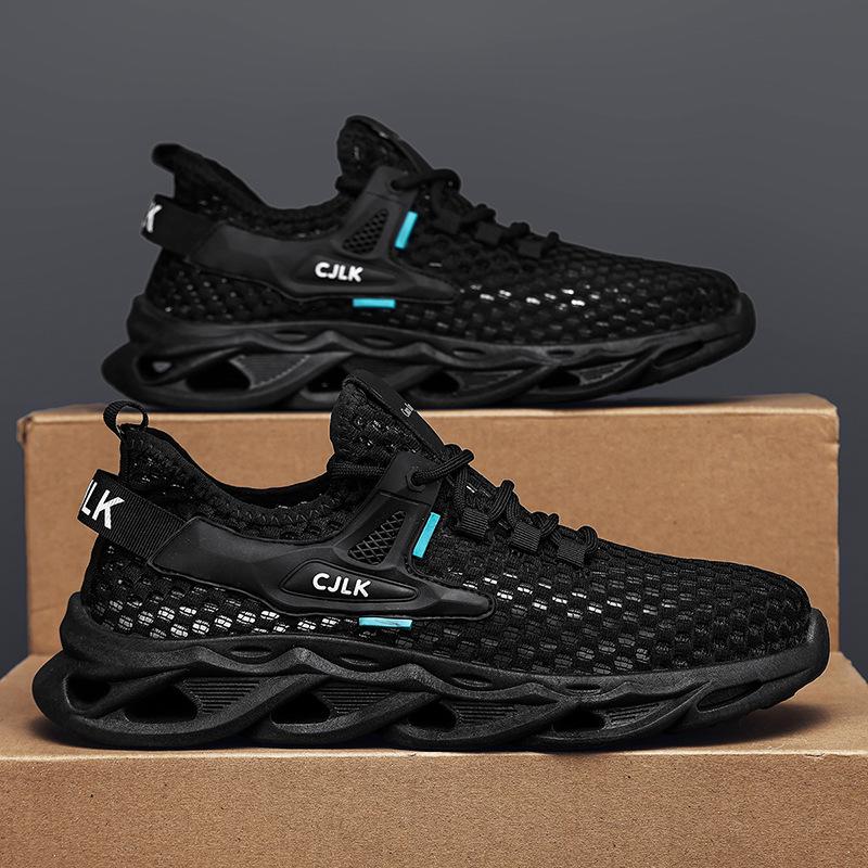 2025 new summer mesh breathable hollow thin men's shoes fashion sports casual shoes versatile trendy brand Internet celebrity shoes