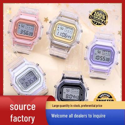 Women's Trending Sport LED Waterproof Square Watch
