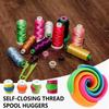 20pcs Color Sewing Bobbin Spool Huggers/Holders/Clamp For Keep The Bobbin Tail Thread From Loosening Sewing Embroidery Accessory