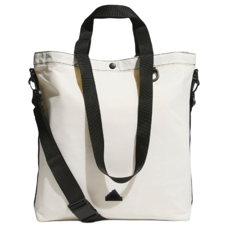 New Adidas Polyamide Tote Bag, Shopping Bag, Shoulder Bag, Crossbody Bag, Handbag Unisex White JN6579