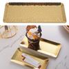 25x11cm Towel Hammered Trays Stainless Steel Multi Purpose Dishwasher Safe Dessert Tray Plate for Home Restaurant