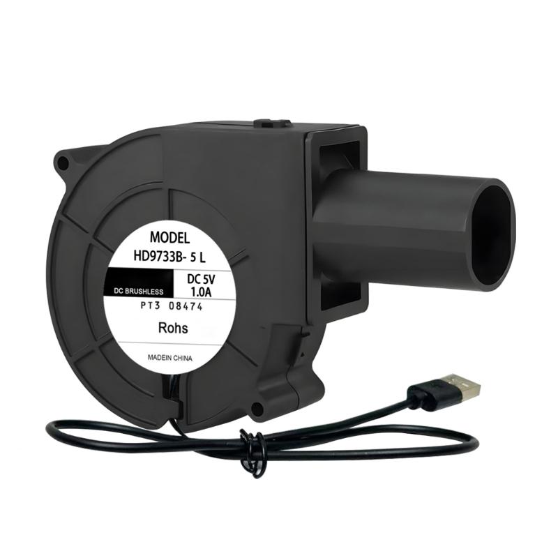 

3500RPM Strong Airflows Blower USB 5V Power Camping Gear Metalworking Projects Flame Control Blower Fan 1