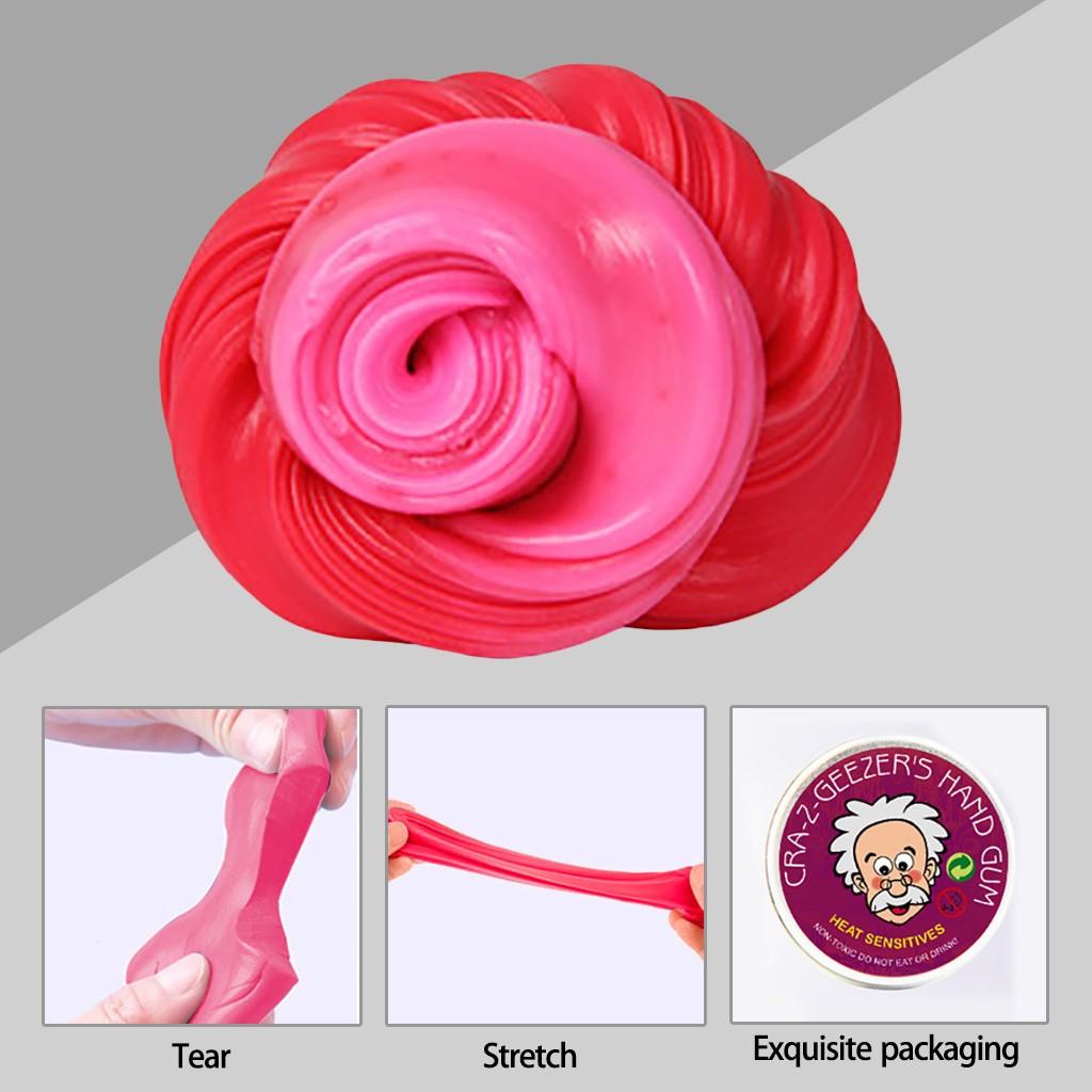 

Temperature-Sensitive Color-Changing Plasticine Bouncing Silicon Mud