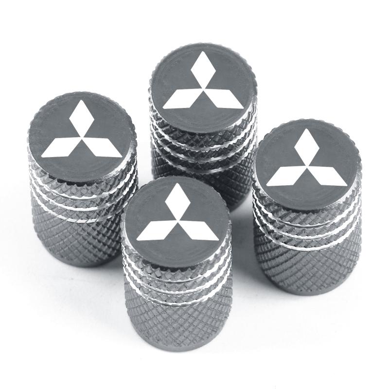 

For Mitsubishi Asx Lancer Outlander Pajero Aluminum Alloy Car Wheel Tire Valve Caps Tyre Rim Stem Covers Airdust Waterproof