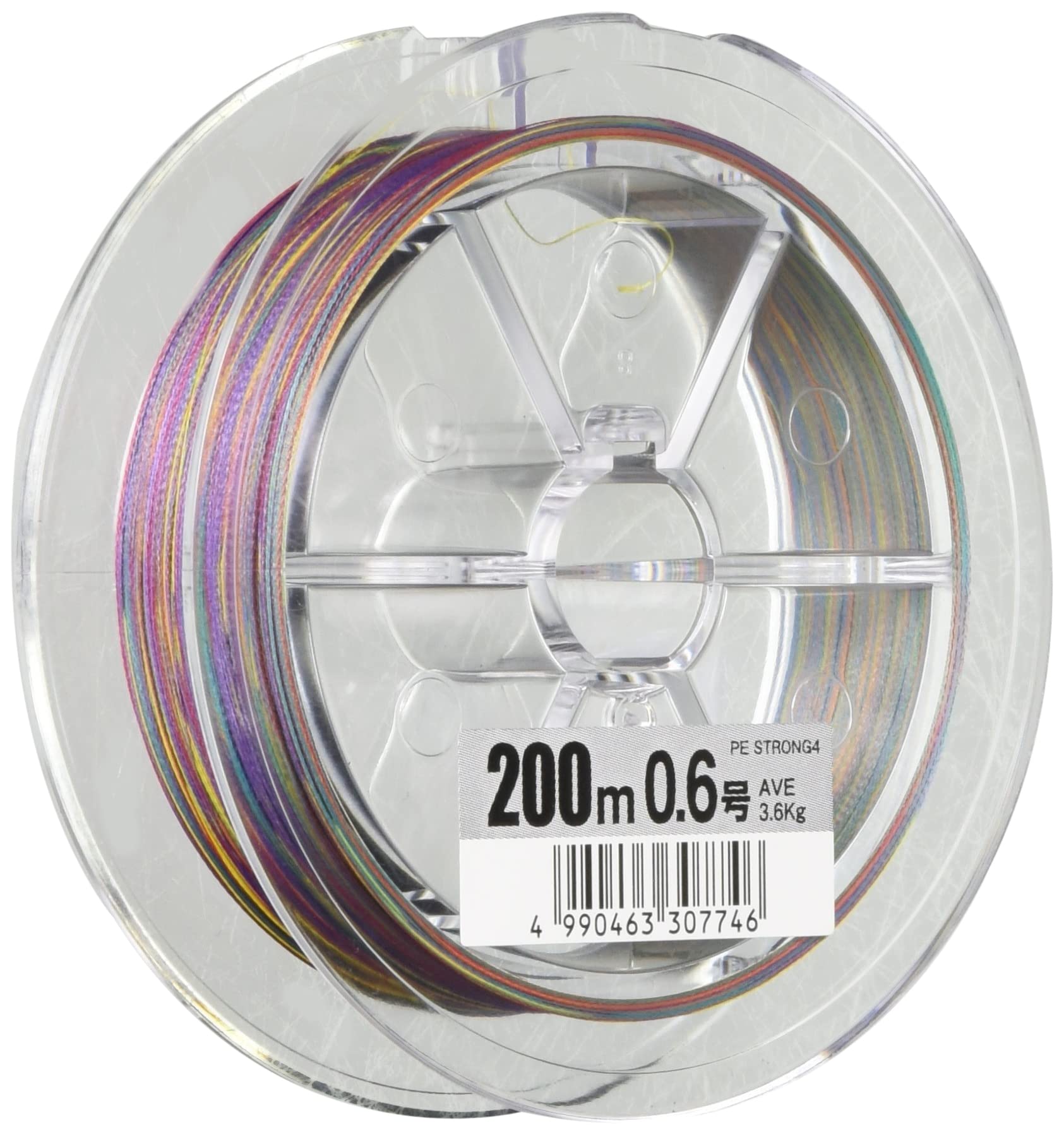 

Yamatoyo Tegus PE Line, PE Strong 4, 200m, 0.6 No., 4kg, 4 Strands, 5 Colors (1m and 5m Marks)