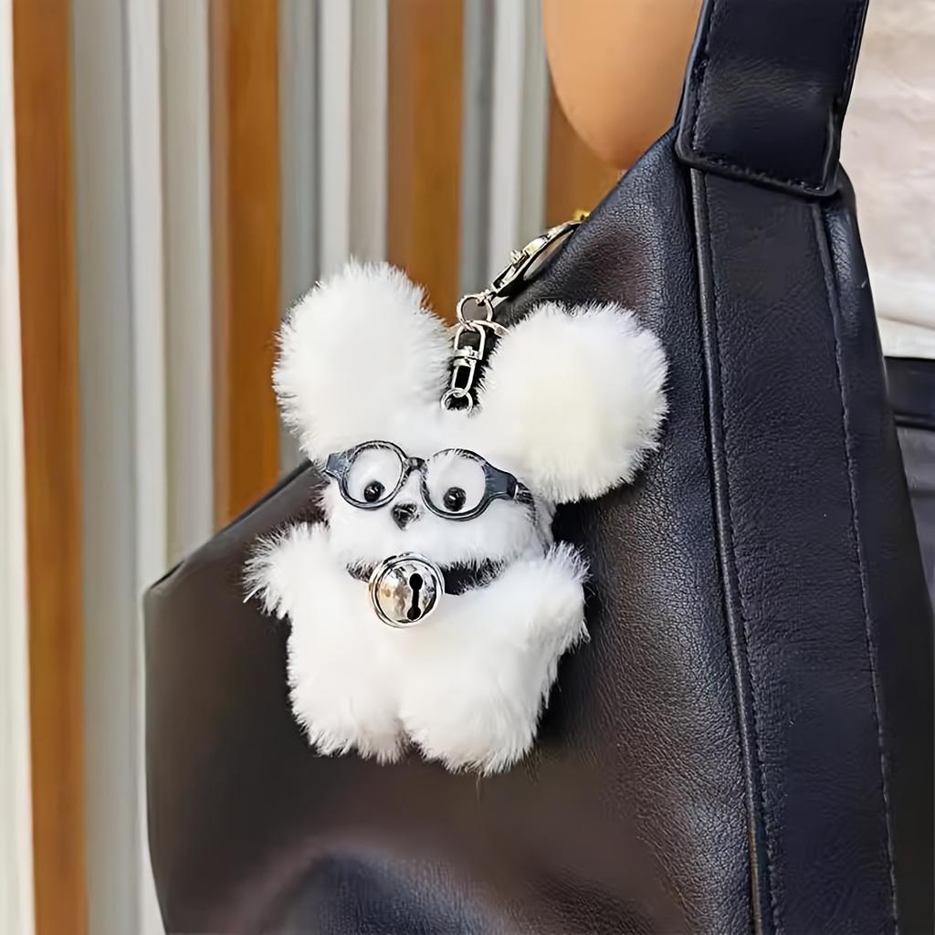 1 Cartoon Plush Puppy Pendant with Cute Style Puppy Keychain Suitable for Giving Gifts and Daily Leisure Accessories