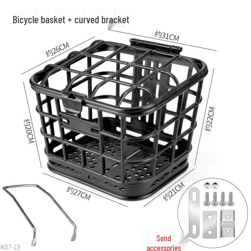 Electric Scooter and Bike Front Basket with Waterproof Inner Bag