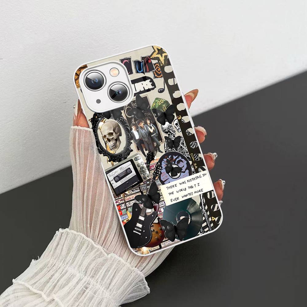 Rock Band THE C-CURE Music For IPhone 14 13 12 Mini 11 Pro XS Max X XR 14 Plus Tempered Glass Cover