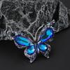 SKEDS Französische Schwere Handwerkskunst Schmetterlingsbrosche Damen Luxus Strass-Insekten-Anstecker Persönlichkeit Eleganter Schmuck Klassischer Schmuck