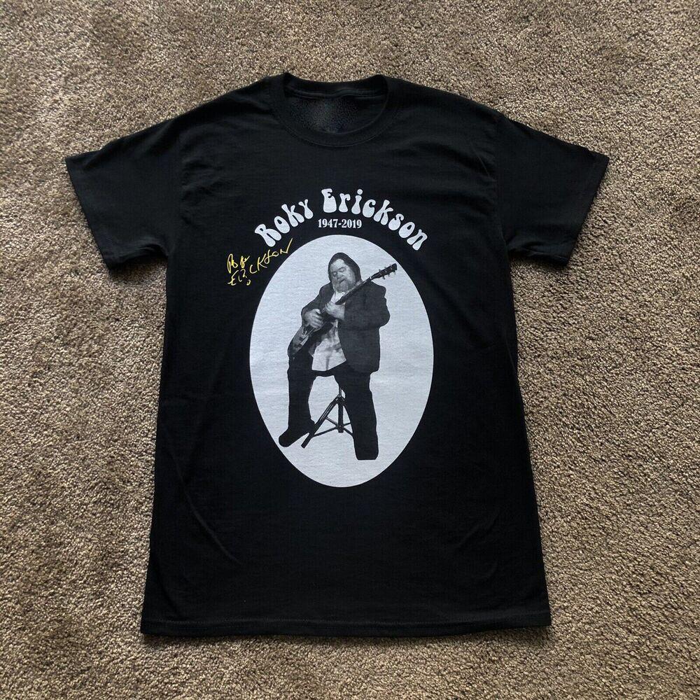 Roky Erickson Star Cotton All Size Men Women Black Shirt Unisex T-Shirt XL