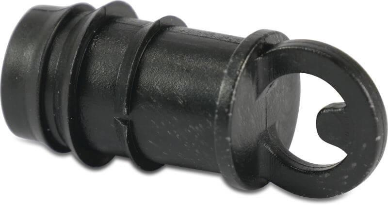 Korek Pom 16 Mm Karbowane 4Bar Czarny