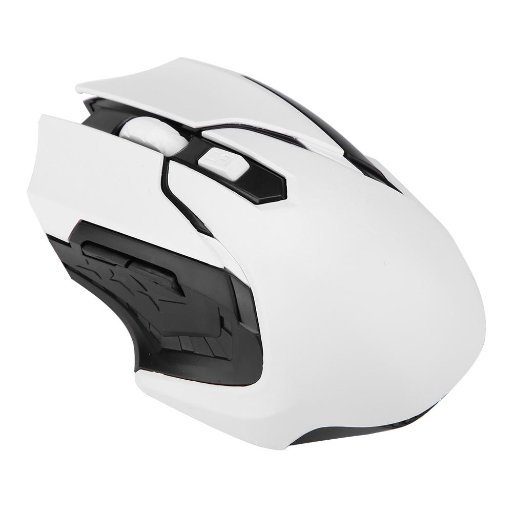 Optical 1200DPI Wireless Gaming Mouse Comfortable Grasp No Delay 2.4G Wireless Mouse - Black