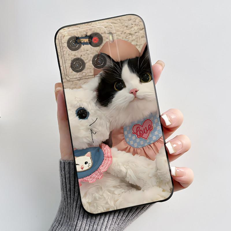 Cute Cartoon Case For ZTE Blade A56 Z2473 Nubia A56 Printing Shell For Blade A56 Pro Protective Cover Soft Silicone Black Casing