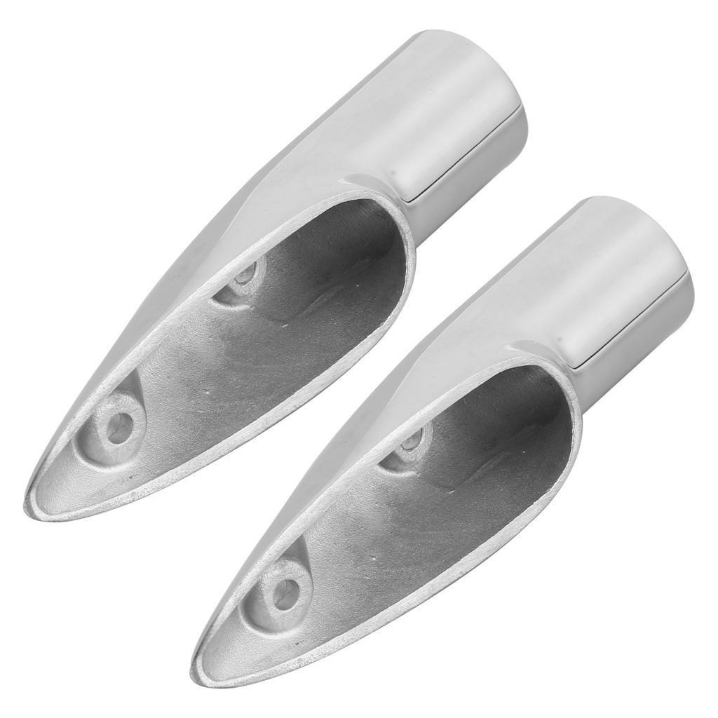 2pcs 7 8in Handrail End 316 Stainless Steel Anti Corrosion Accessory for Marine Boat