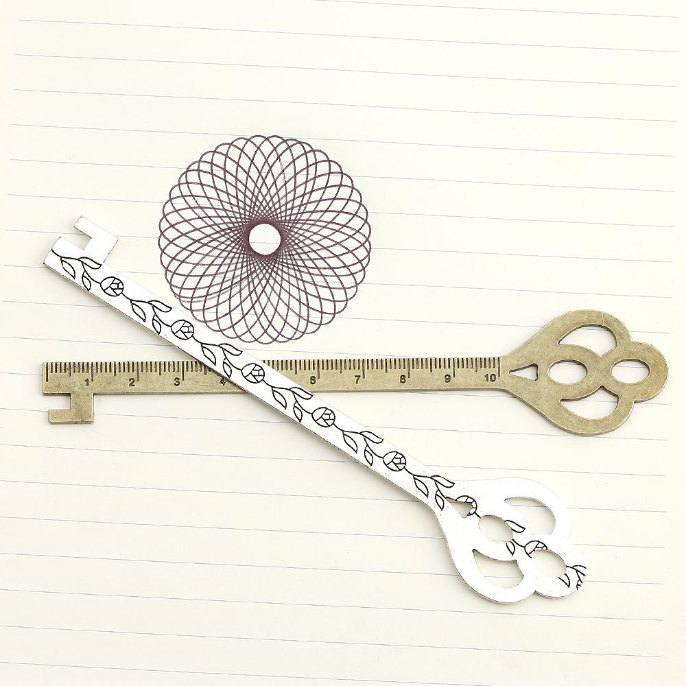 1 Stück Niedlich Kawaii Retro Vintage Metall Katze Spitze Lineal Lesezeichen Schulbürobedarf Schreibwaren Ellen Brook Geschenk Nähen Zeichnen