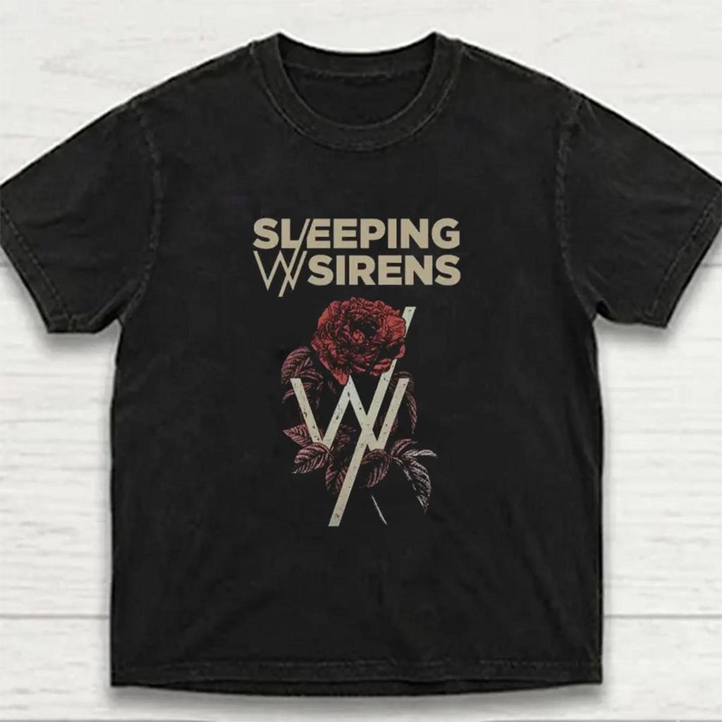 Sleeping With Sirens , T Shirt with a Worn Look, Unisex,collection