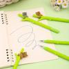 12Pcs Little Bear Climbing Tree Gel Pen 0.5mm Gel Ink Pen Black Pen Student Kawaii Office Supplies Neutral Pen Stationery