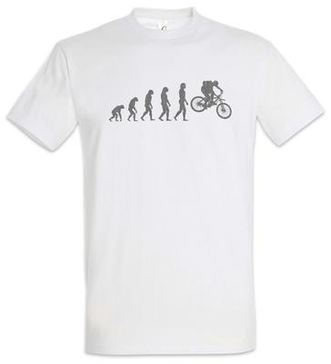 Bycycle Evolution T-Shirt Fun Driver Charles Darwin Sport Sports