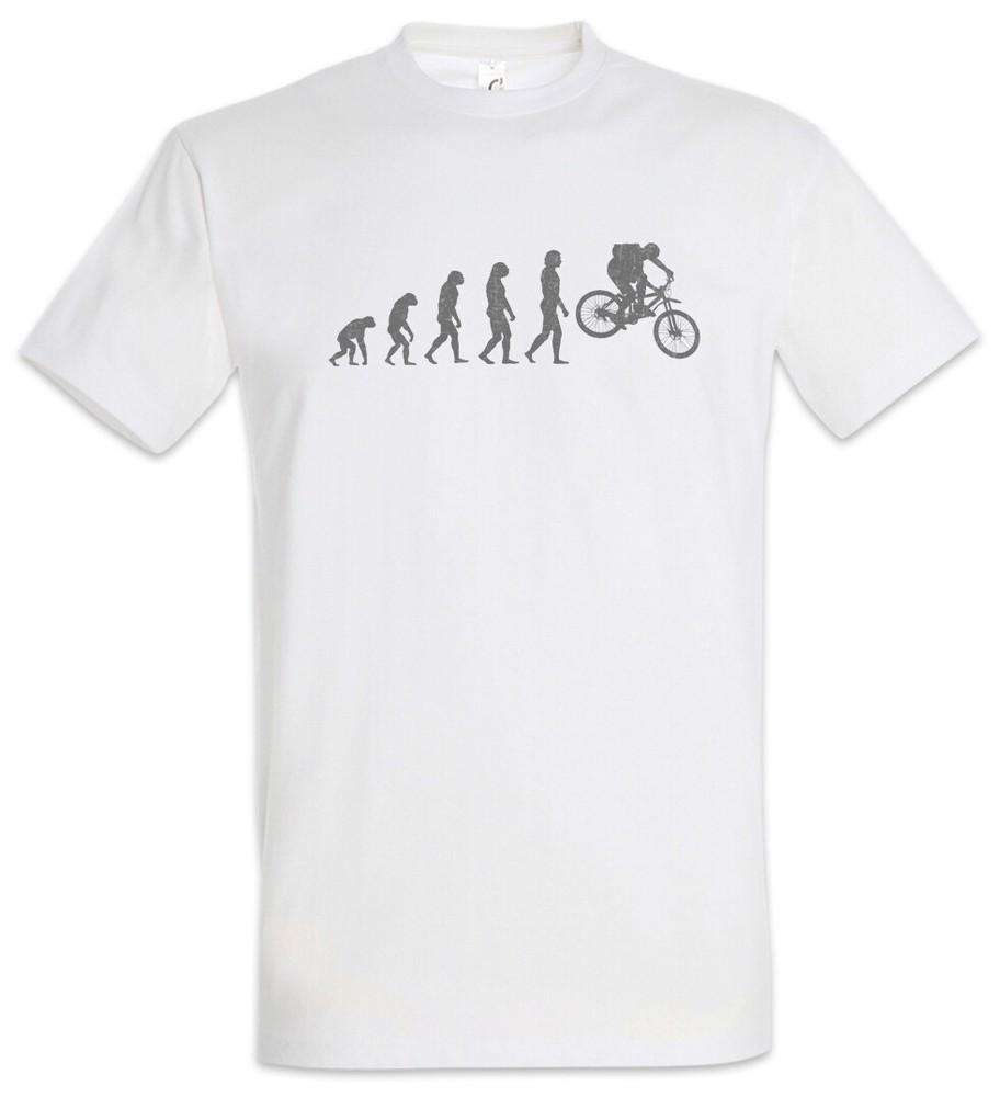 Bycycle Evolution T-Shirt Fun Driver Charles Darwin Sport Sports