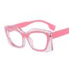 Polygonal Luxury Stylishy Sun Glasses Women Colorful Square Frame Sunglasses Stylishable European and American Party Flat Mirror