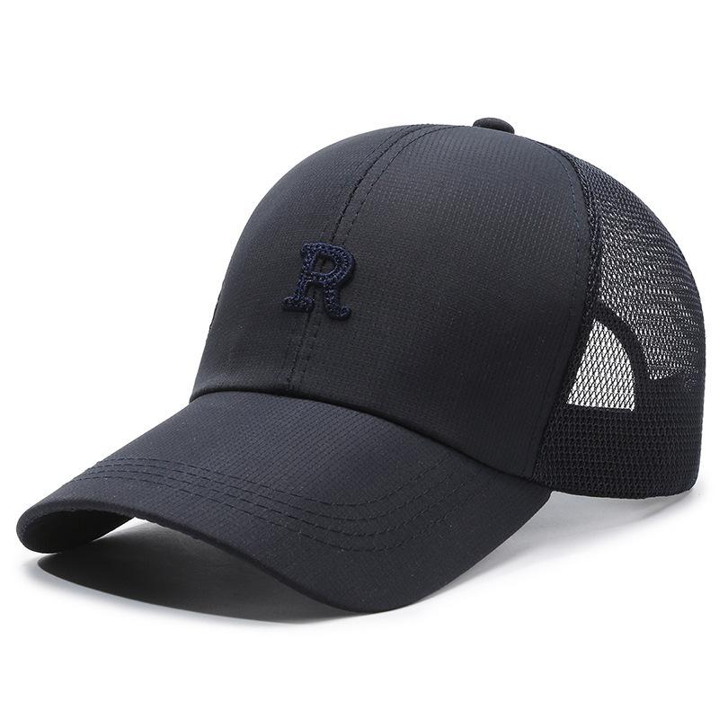 Spring and summer breathable baseball cap light and thin mesh cap R standard cap men's and women's outdoor visor fishing cap