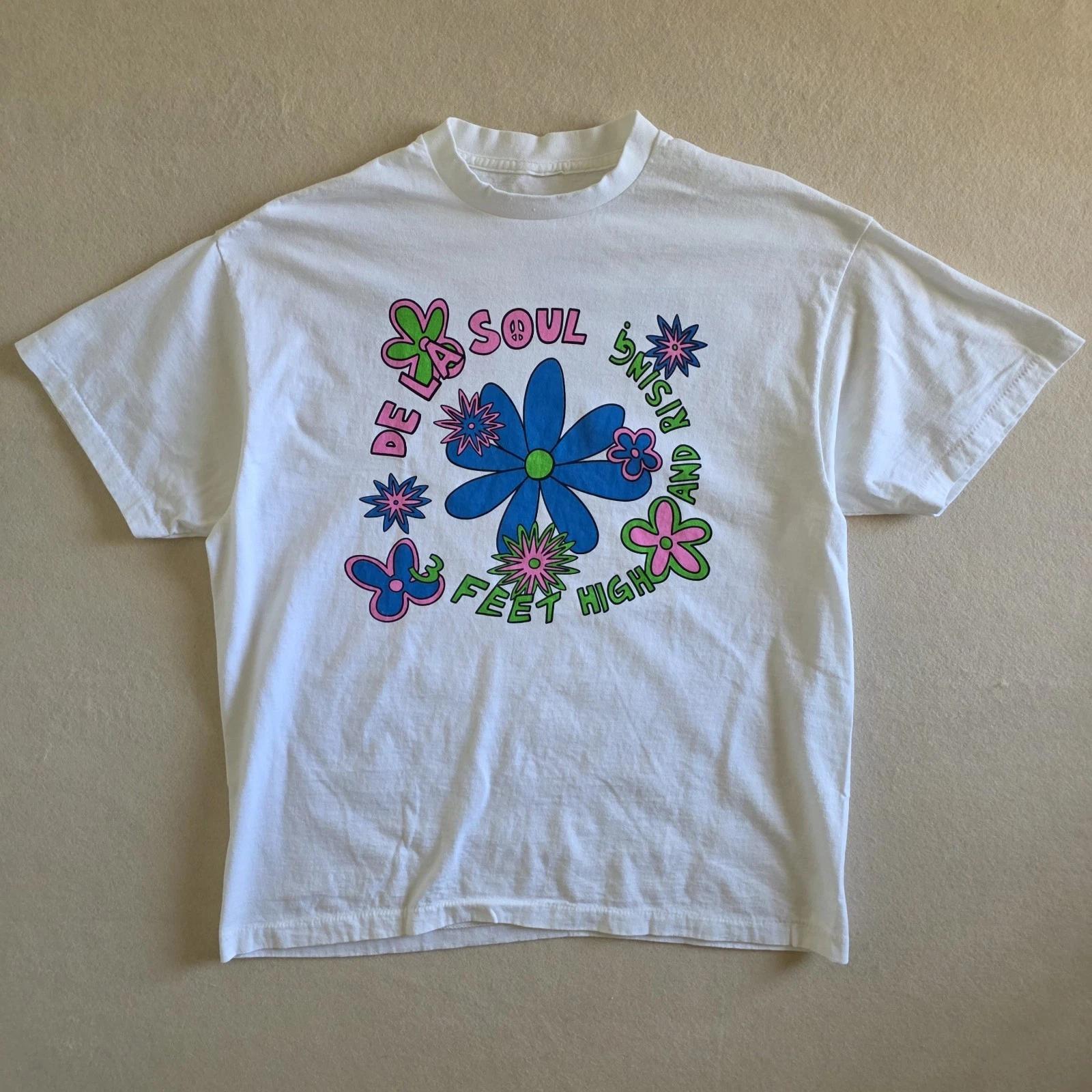 De La Soul Graphic Tee Tshirt XL Washed White S