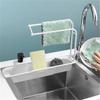 Telescopic Sink Shelf Soap Sponge Drain Rack Storage Basket Adjustable Kitchen Accessories