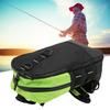 MultiFunctional Fishing Tackle Storage Bag Single Shoulder Lure Reel Line Hook Bag(Fluorescent Green )