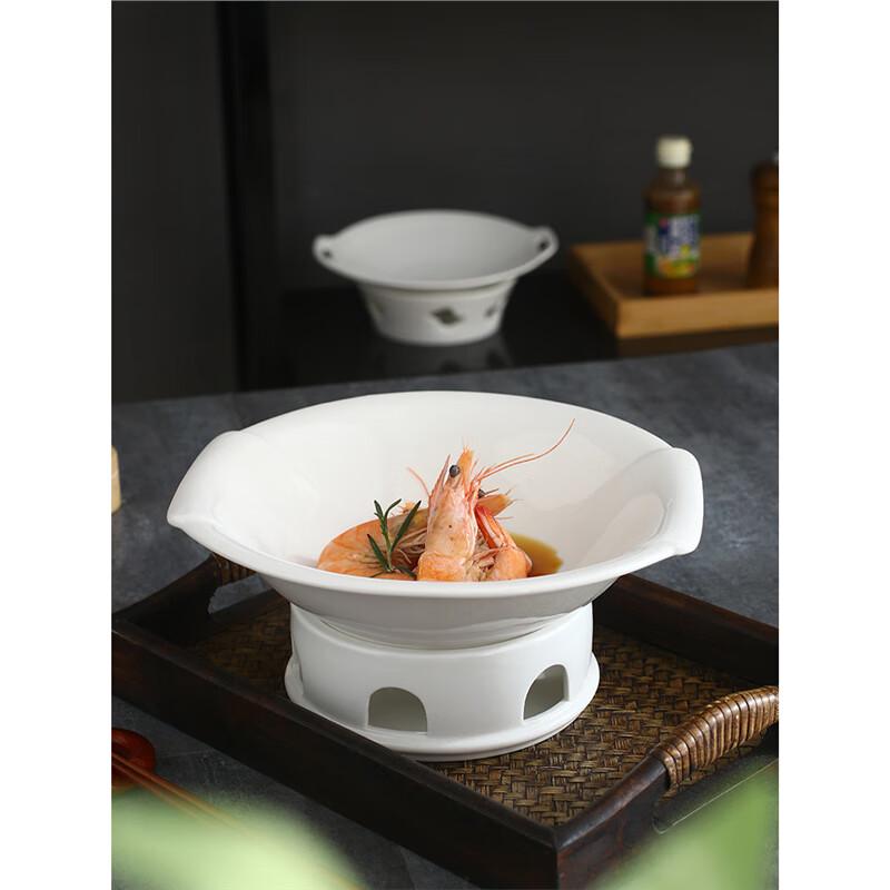 Huiliang Ceramic Candle-Heated Serving Plate Set