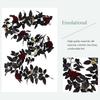 Artificial Rose Vine Decorative Hanging Flower Garland for Halloween Festival Decor 180cm