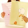 Durable Folder Snap Rabbit A4 File Case Kawaii Animal Document Organizer Storage Bag Office School Supplies Stationery Kids Gift