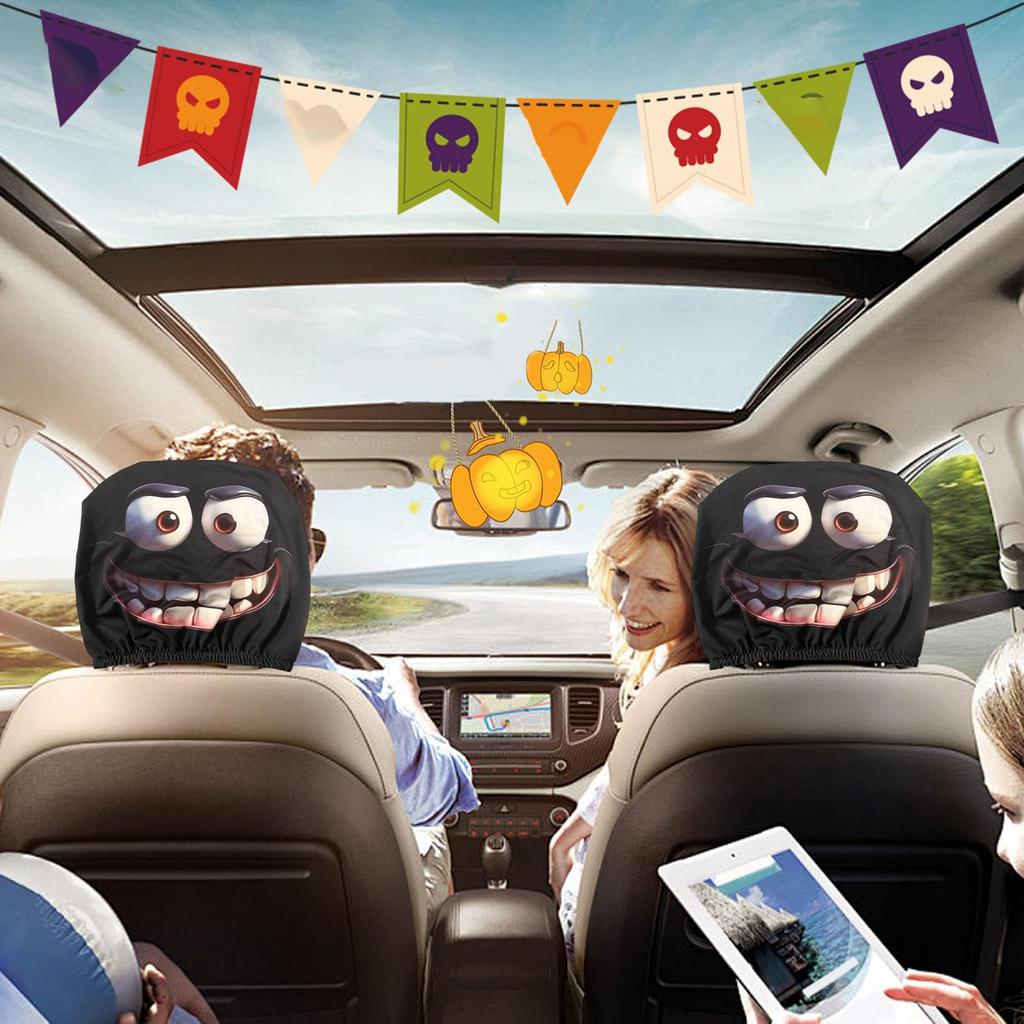Car Printed Pillowcase Universal Elastic Style Funny Fun Universal Headband
