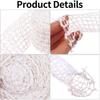 Rouleau de Filet à Viande en Coton 3m, Filet Élastique pour Viande Jambon Rouleau de Filet en Corde de Chanvre, Rouleau de Filet pour Cuisson de Viande Fabrication de Saucisses