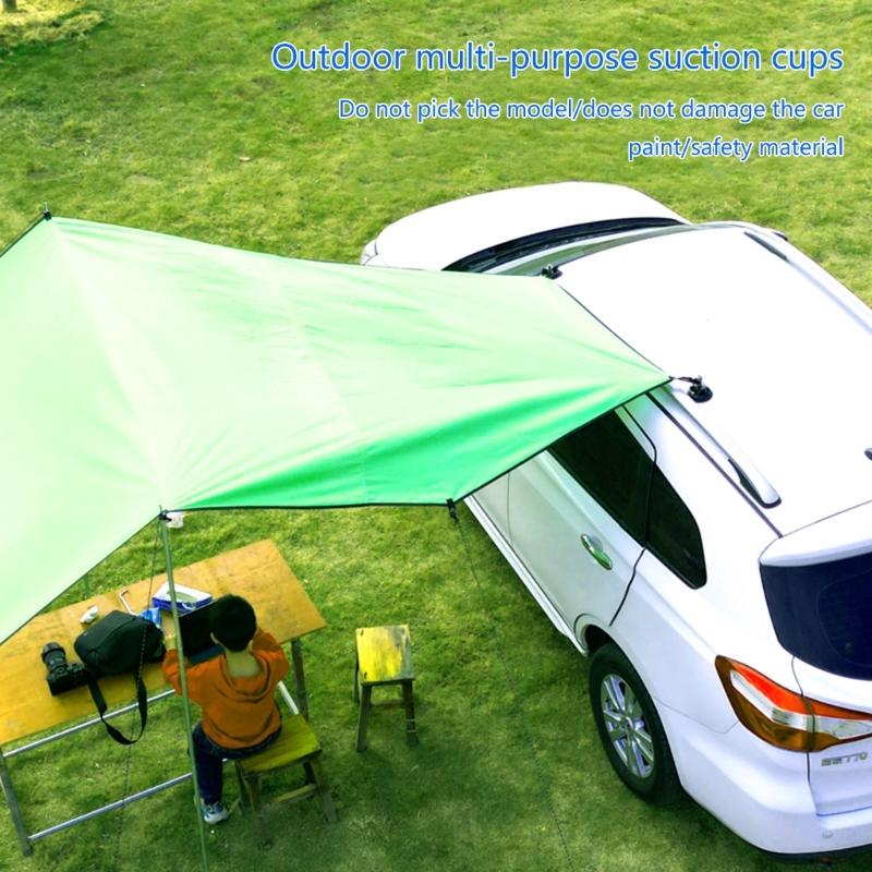 Camping Suction Cup Hook Multifunctional Heavy Duty Tie Down Suction Cup r Accessory with Securing Hook for r